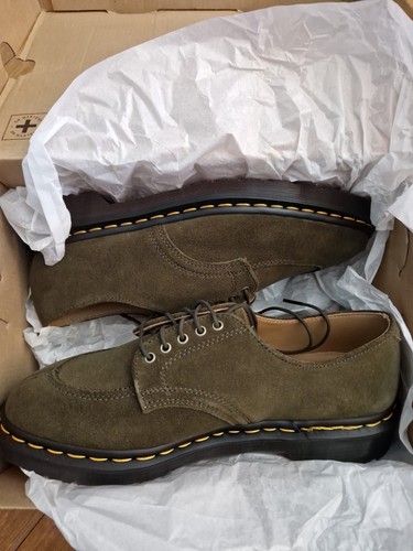 Doc martens olive - olive, suede